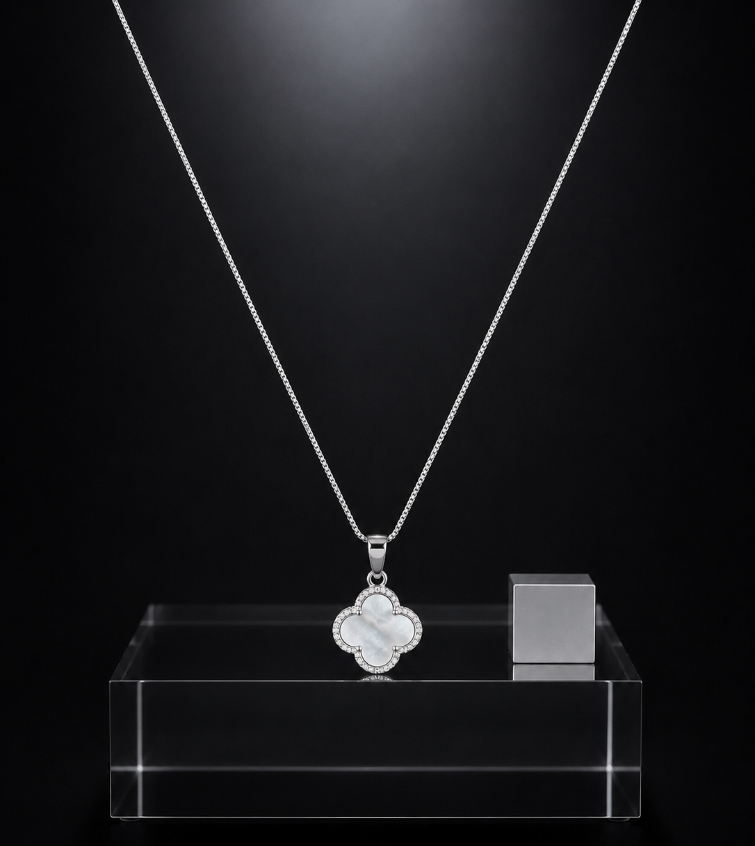 cadena veneciana + colgante van cleef